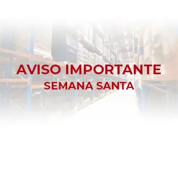 Semana Santa. Suspensión de labores.