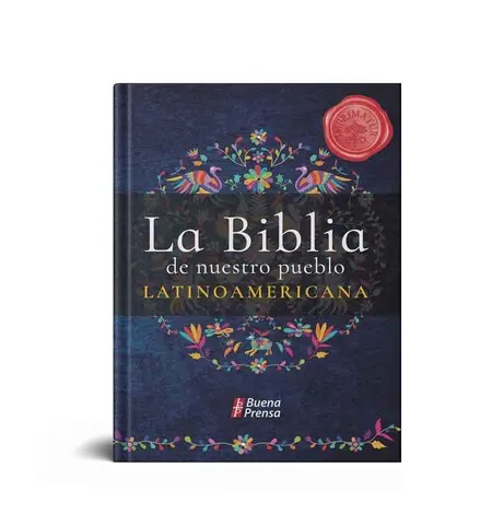 Biblia de nuestro Pueblo: Latinoamericana, la [Azul con Sello Rojo, Manual, Tamaño Compacto]